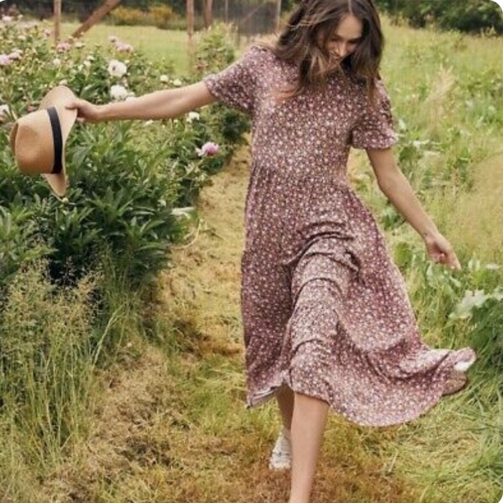 Aerie Garden Party Midi Dress
